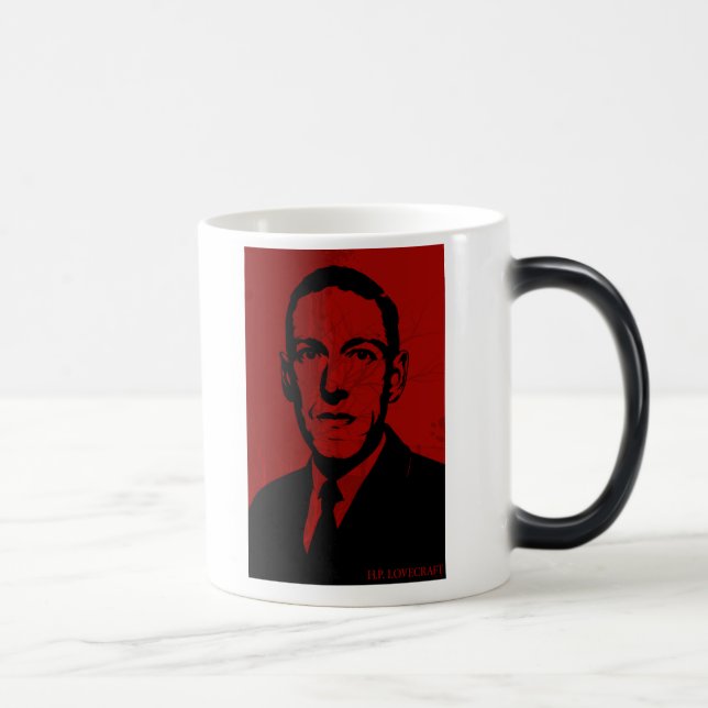 Porträttmugg för HP Lovecraft Magisk Mugg (Höger)