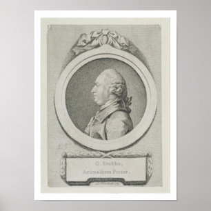 Porträttstudie av George Stubbs (1724-1806) (mjukt Poster
