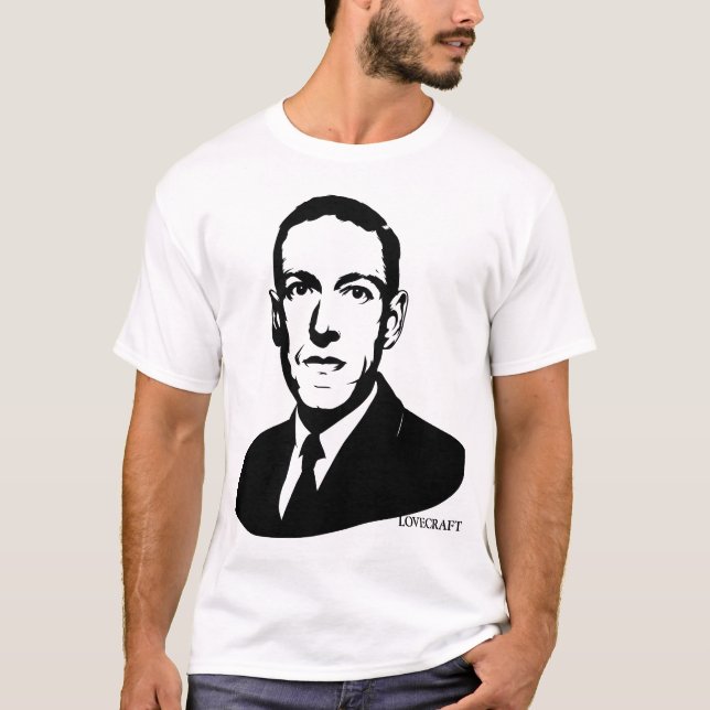 PorträttT-tröja för HP Lovecraft Tee (Framsida)