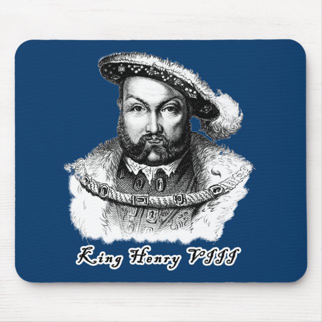 PorträttTshirts för kung Henry VIII, tote bags Musmatta (Framsidan)