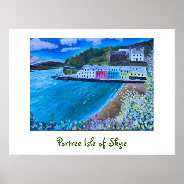 Portree Isle of Skye Poster (Framsidan)