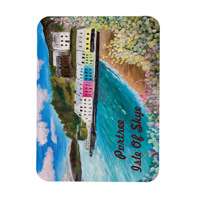 Portree Isle of Skye Scotland Magnet (Vertikal)