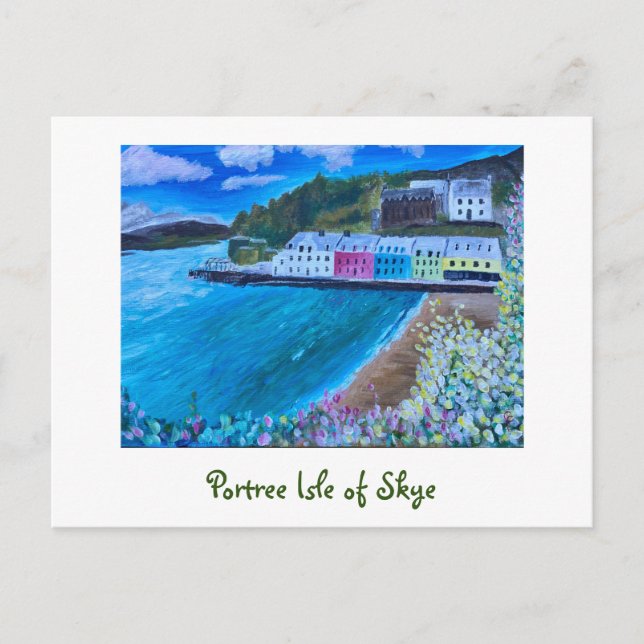 Portree Isle of Skye  Vykort (Framsida)