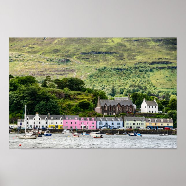 Portree on the Isle of Skye Poster (Framsidan)