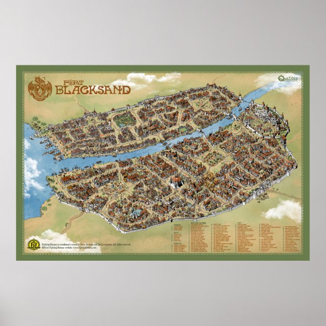 Portsand: Tjuvarens stad - Skriv ut Poster (Framsidan)