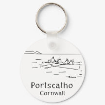 Portscatho Gig Roddare nyckelring