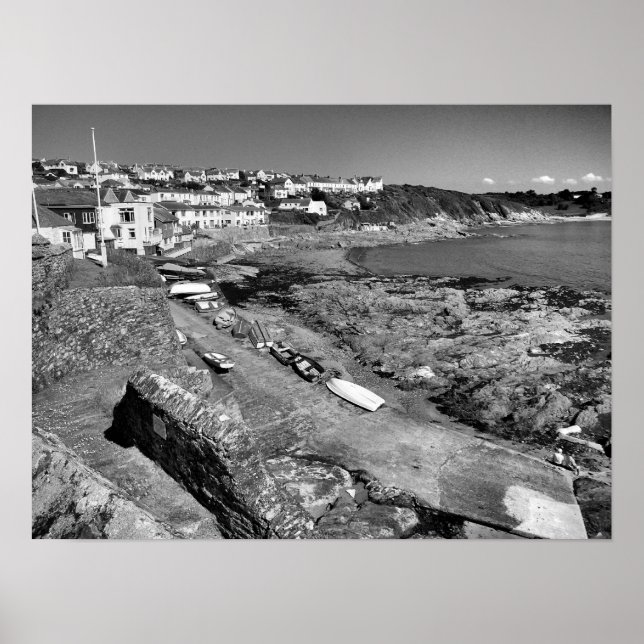 Portscatho Slipway Cornwall Poster (Framsidan)