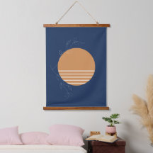 Portside | MÖRK BLÅTT | Artwor, hängtapeter