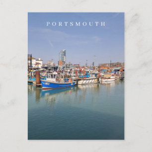 Portsmouth båtar vykort
