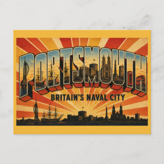 Portsmouth England Maritimt Kulturarv Naval Stad Vykort