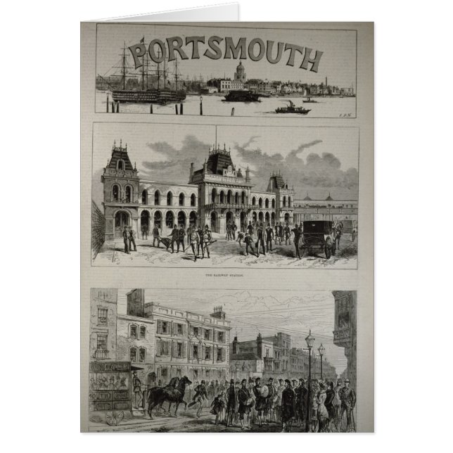 Portsmouth Hälsningskort (Framsidan)