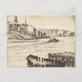 Portsmouth hamn Vintage Vykort