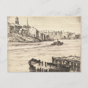 Portsmouth hamn Vintage Vykort