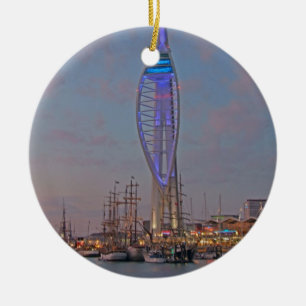 Portsmouth, Hampshire, England Julgransprydnad Keramik