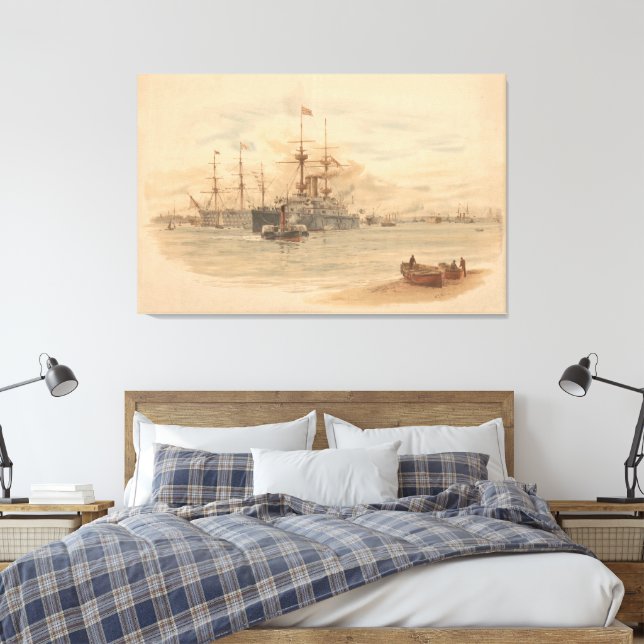 Portsmouth Harbour  Canvastryck (Insitu (sovrum))