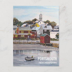 Portsmouth Harbour, New Hampshire Vykort