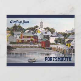 Portsmouth Harbour, New Hampshire Vykort