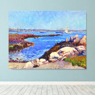 Portsmouth Harbour, NH bra Art-målning, Canvastryck