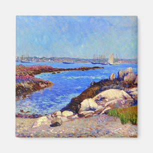 Portsmouth Harbour, NH bra Art-målning, Magnet