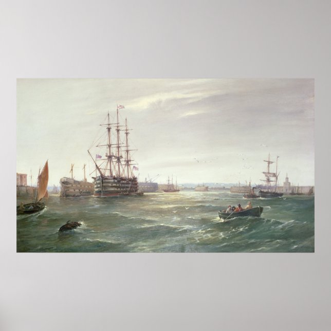 Portsmouth Harbour Poster (Framsidan)