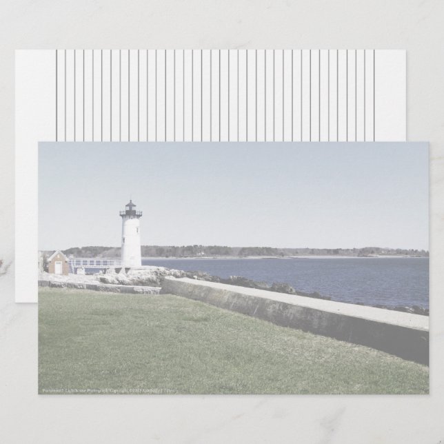 Portsmouth Lighthouse (Fram/baksida)