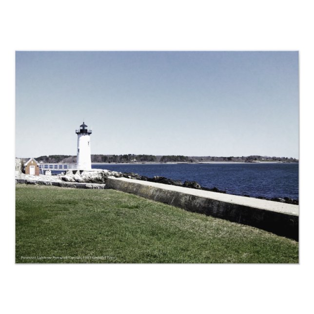 Portsmouth Lighthouse Fototryck (Framsidan)