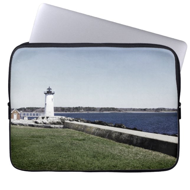 Portsmouth Lighthouse Laptop Fodral (Framsidan)