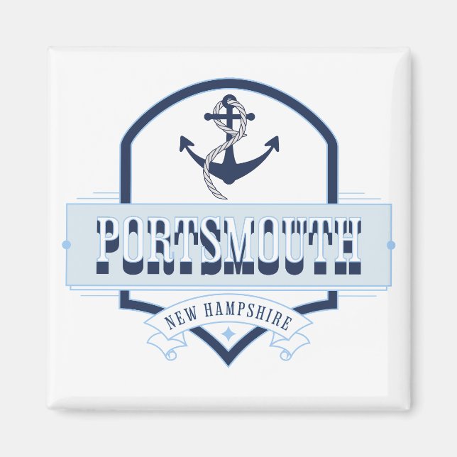Portsmouth, New Hampshire Magnet (Framsidan)