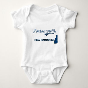 Portsmouth New Hampshire stadsklassiker T-shirt