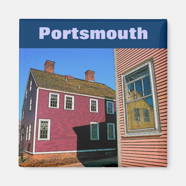 Portsmouth (NH) Magnet (Framsidan)