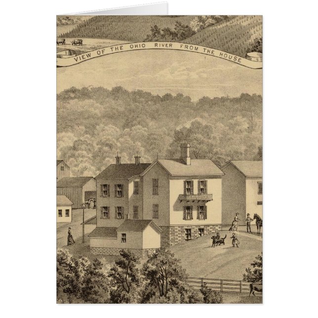 Portsmouth, Ohio Hälsningskort (Framsidan)