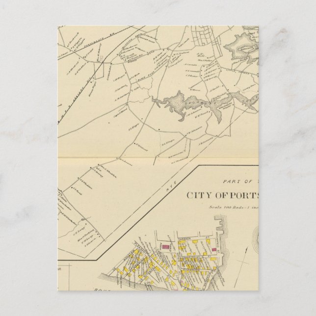 Portsmouth, Porsmouth, stad Vykort (Framsida)