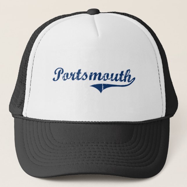 Portsmouth Rhode - öklassikerdesign Truckerkeps (Framsida)