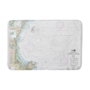Portsmouth to Cape Ann Nautical Chart 13278 Badrumsmatta