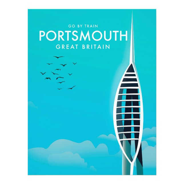 Portsmouth Underbar British Vacation poster (Framsidan)