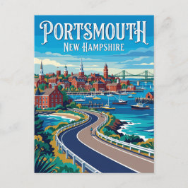 Portsmouth USA Vykort