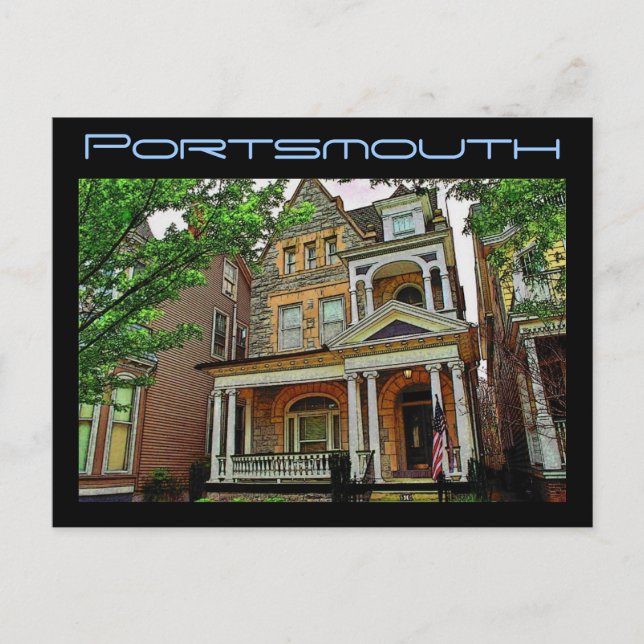 Portsmouth (VA) vykort (Framsida)