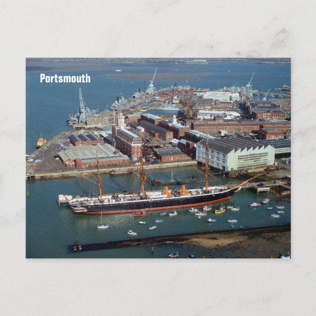 Portsmouth vycard vykort (Framsida)