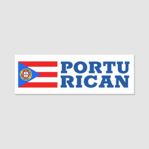 Portu-Rican Namnbricka