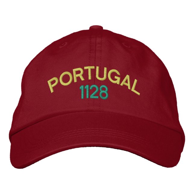 Portugal 1128 Embroiderad Hat Broderad Keps (Framsida)