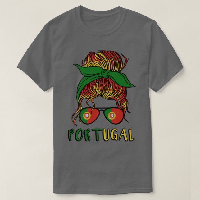 Portugal 2022 Portugisiska Vm i fotboll T Shirt (Design framsida)