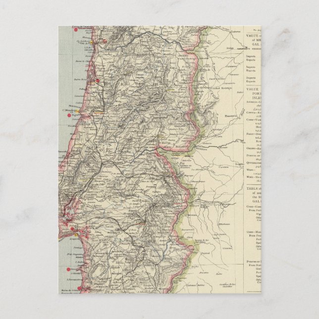 Portugal 5 vykort (Framsida)