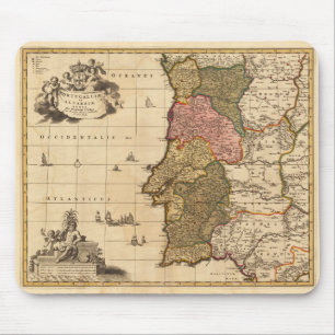 Portugal & Algarv*e karta Mousepad Musmatta