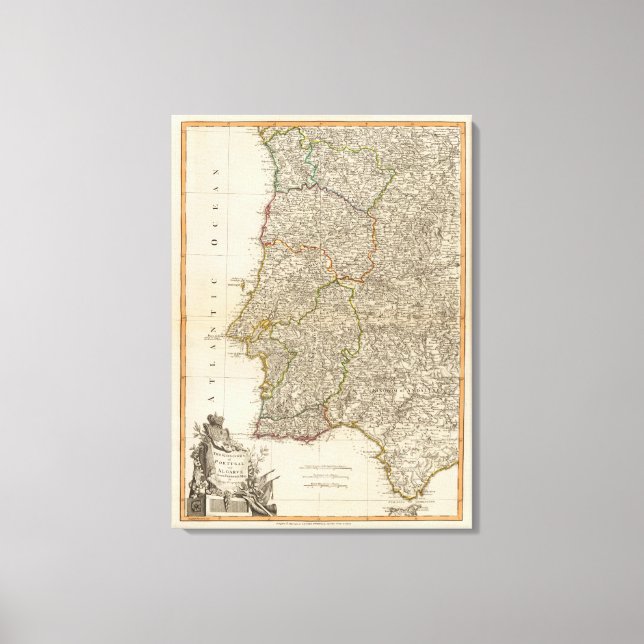 Portugal, Algarve Canvastryck (Framsida)