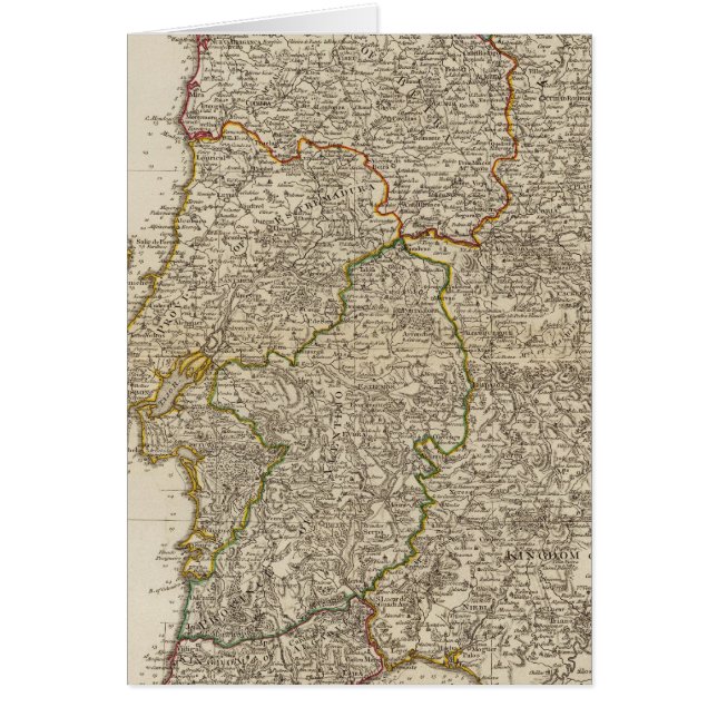 Portugal, Algarve Hälsningskort (Framsidan)