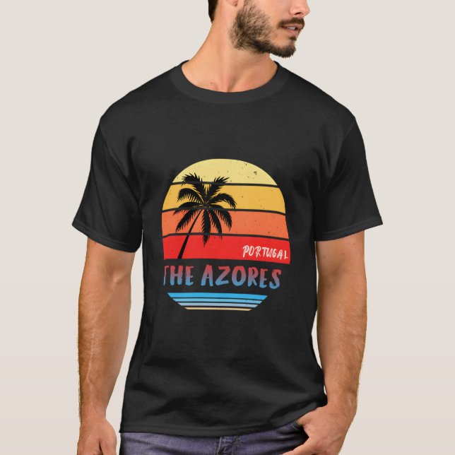 Portugal Azorerna T Shirt (Framsida)