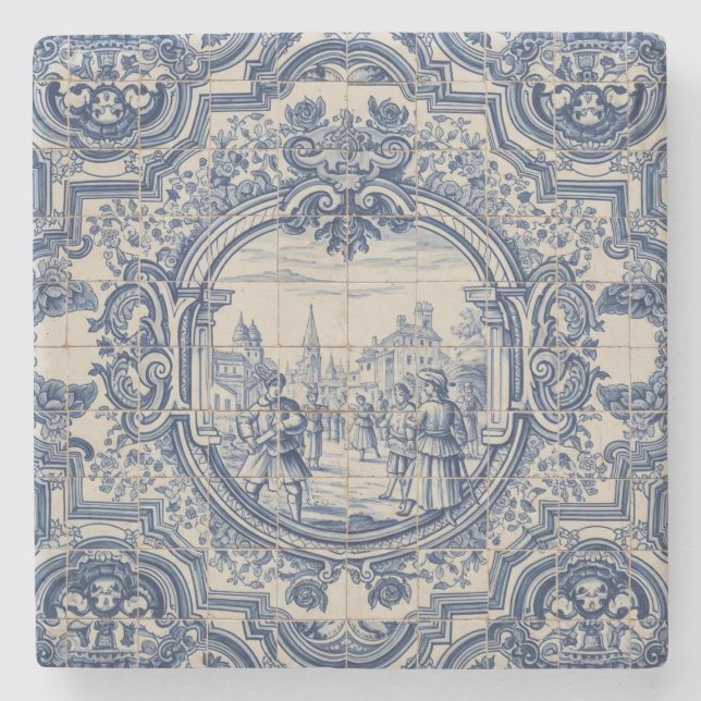 Portugal Azulejo tile Stenunderlägg (Framsidan)