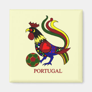 Portugal barcelos ’galo’ jogador de futebol magnet