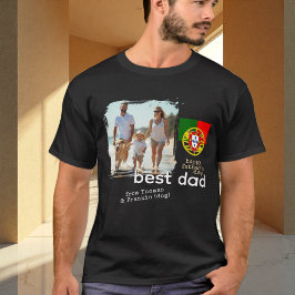 Portugal Best Pappa Tshirt, Photo, Fars dag T Shirt