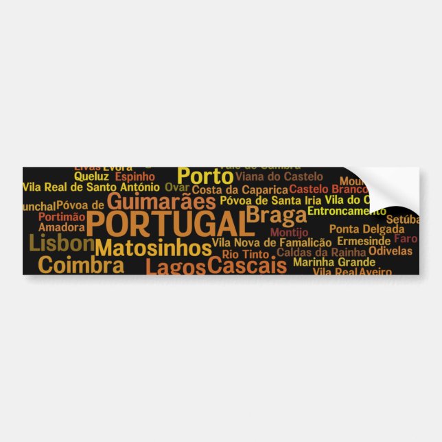 PORTUGAL bildekal (Framsidan)